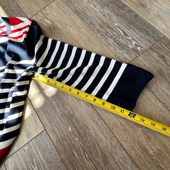 🛍️ Jones New York multi color Cardigan with button front and fold up sleeve. - Picture 4 of 6